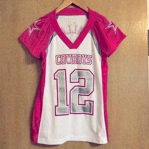 NFL Dallas Cowboys Pink Jersey- Size M